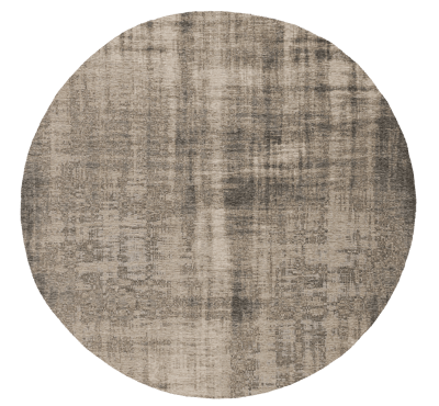 Acsento Grunge Sage Vloerkleed - Ø 200 cm - Grijs - Rechthoekig, Rond - Acryl, Viscose, Katoen, Polyester - Eetkamer, Woonkamer, Kantoor, Keuken - Abstract - Vintage, Design, Modern