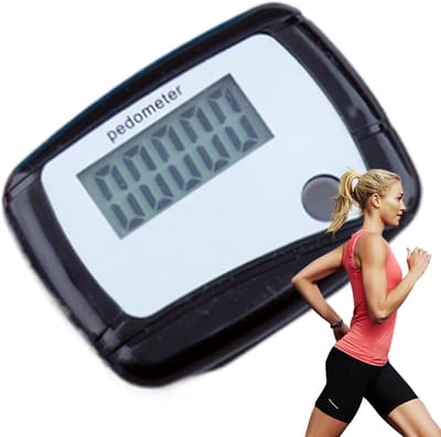 Draagbare Stappenteller - Fitness Tracker Clip - Nauwkeurig Stappen Tellen - Eenvoudige Reset Functie - Lichtgewicht Ontwerp - Willekeurige Kleur