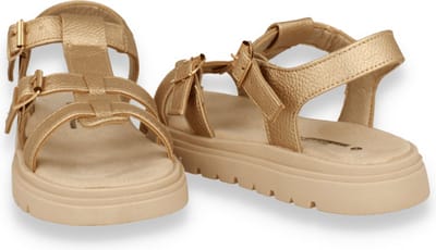 Sj Lifestyle Meisjes Sandaal Platina | Goud | Maat: 28
