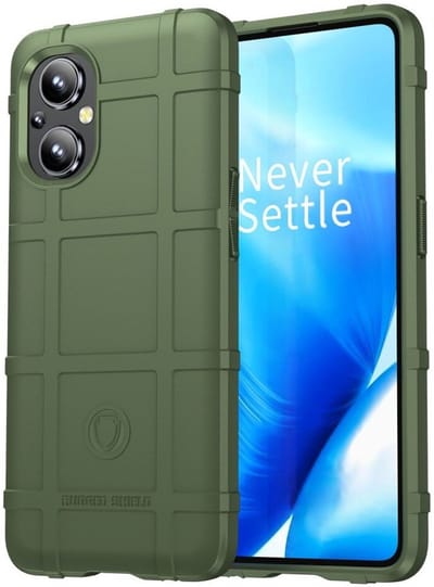 OnePlus Reno 8 Lite Hoesje Shock Proof Rugged Shield Back Cover Groen