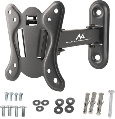 Maclean - Beugel voor TV of monitor - TV-Beugel - Monitorhouder - VESA 100x100, 13-32", 30kg, zwart, MC-416