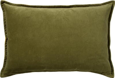 Dutch Decor FAY - Sierkussen 40x60 cm - velvet met 2 kleuren - Golden Glow + Calliste Green - geel en groen - Inclusief binnenkussen - Luxe kussens voor woonkamer & bank
