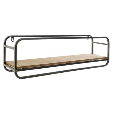 Wandrek - Hanger - Metaal - Hout - 71 x 16 x 20,5 cm - Boltze
