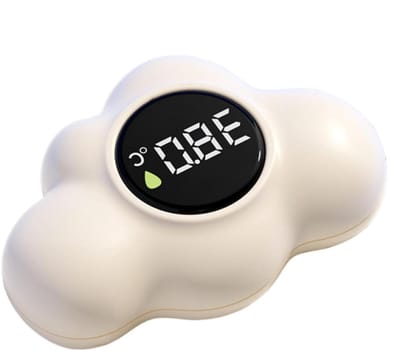 Digitale Badthermometer - Water Temperatuurmeter - Veilig Baden - Automatische Uitschakeling - 106 cm - Crèmekleurig