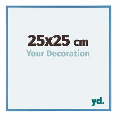 Your Decoration - Fotolijst 25x25 cm - Aluminium - Staal Blauw - Kent