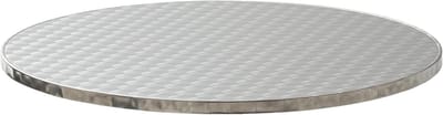 Tafelblad Rond - Blad voor Tafel - Buiten Eten - Geanodiseerd Oppervlak - 60 cm - Roestvrij Staal