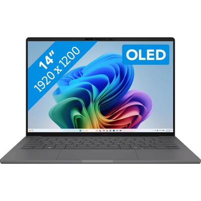 ASUS Zenbook A14 UX3407QA-QD605W - Copilot+ Laptop - 14 inch - Snapdragon X - 32GB/512GB