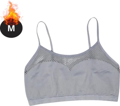 Bovista BH Zonder Beugel - Zonder Bandjes - Push-up Bh's - Comfort Beha - Comfortabel - Sexy - Grijs - Maat M