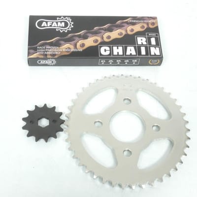 Kit chaîne Afam pour Moto Chinois 50 motocycle Neuf