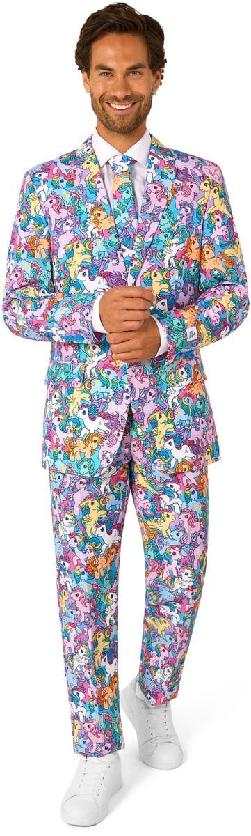 OppoSuits My Little Pony's Mannen Pak - Heren Kostuum - Verkleedkleding - Carnavalskleding - Meerkleurig - Maat 46