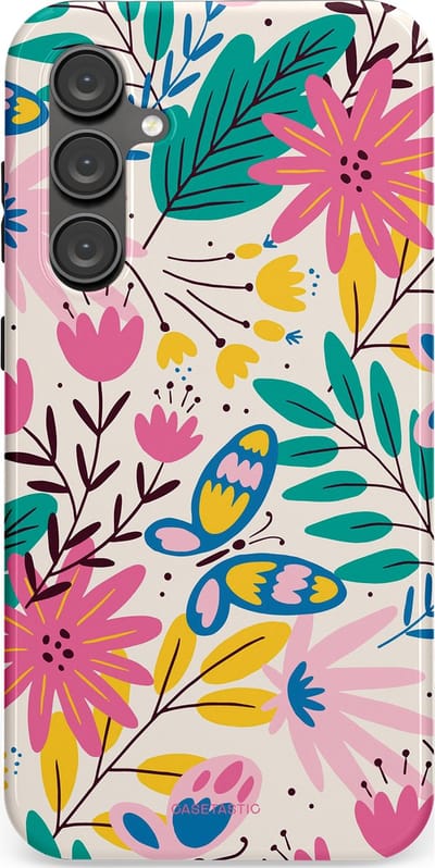 Casetastic Hoesje Geschikt voor Samsung S23 FE - Stijlvolle Beschermende Duo-layer Case - Lente Leven