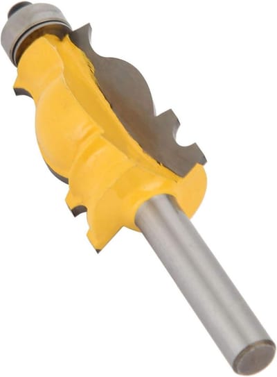 Houtbewerkingsfrees - efficiënte leuningfrees voor hard hout, zacht hout en composiet hout - 8 mm - houten randafwerking