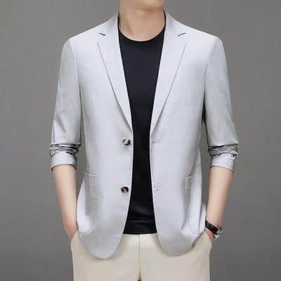 Costume décontracté pour homme, style coréen, printemps et été 4XL