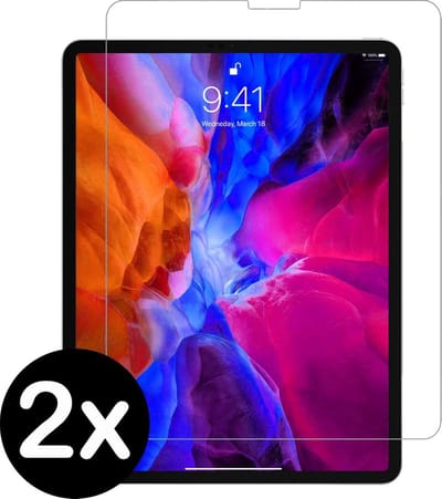 Screenprotector - 2 Stuks - Geschikt voor Apple iPad Pro (2020) - 11 inch - Extra Sterk - Beschermglas - Gehard Glas - Tempered Glass - Screen Protector