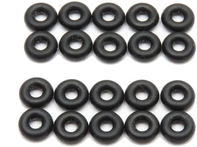 Dailygoods- Olie Seal - 20 Stuks - Rubber O-Ringen - Waterdicht - Slijtvast - Oliebestendig - Afmetingen 1,4/1,5 mm