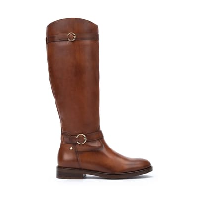 Pikolinos Puertollano dames hoge laars - Cognac - Maat 40