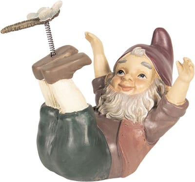 Een decoratie beeld van een grappige kabouter. Een leuk artikel om gezellig in je woning, tuinkamer of serre neer te zetten. Let op: Het is decoratie en geen speelgoed! Erg leuk om te kopen voor jezelf of om cadeau te geven.