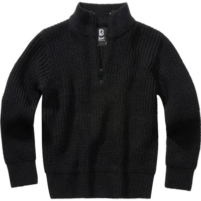 Brandit Kids Marine Troyer Sweatshirt - zwart - 122/128