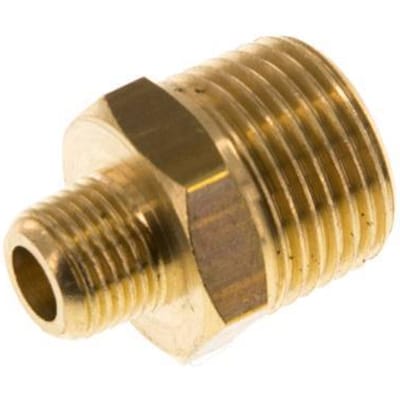R 3/8'' x R 1/8'' Messing Borstnippel 16 Bar [5 Stuks]