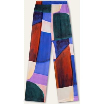 Oilily Palette Broek- maat34 Mazarine Blauw