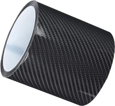 Lakbeschermingsfolie auto - Randbescherming - Autofolie glasvezelsticker - 10CM*300CM - Zwart