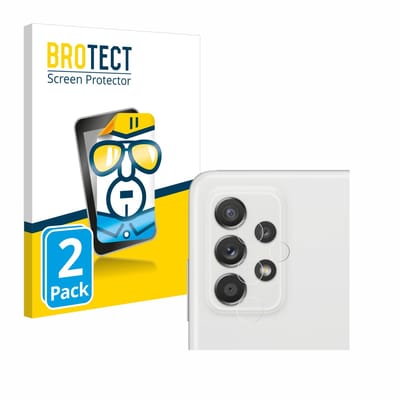 BROTECT - Screenprotector voor Samsung Galaxy A52s 5G (ALLEEN Camera Lens) - Folie Beschermfolie transparant 2 Stuks