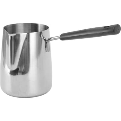 Koffiekannetje Maatverdeling 304 Roestvrij Staal Lange Handgreep Hittebestendig Melkopschuimkannetje L(for 6.5-9kg) gray