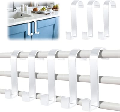 8 Stuks Handdoek Radiator Haken - Duurzame S Haken voor Badkamer, Keuken en Slaapkamer - Ideaal voor Handdoeken en Kleding