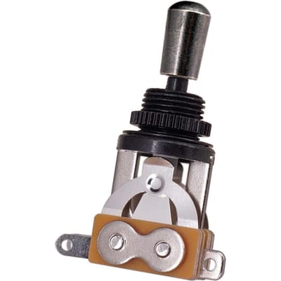 3-weg korte rechte gitaar schakelaar pickup selector met messing hoed compatibel met Gibson Les