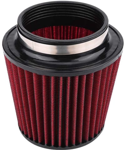 Dailygoods- Luchtfilter Universeel - Auto-luchtfilter - Modificatie - High Flow - Kegelvormig - 76 Mm - Inlaatluchtfilter