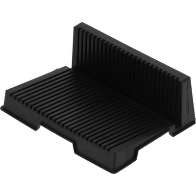 Support en L antistatique Rack en plastique Rack pour carte de circuit imprimé pour laboratoire domestique black
