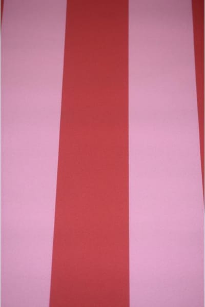 Dutch Wallcoverings Vliesbehang - Kinderbehang - Streep - Roze/Rood