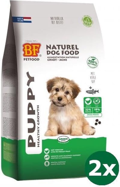 2x1,5 kg Biofood puppy small breed hondenvoer