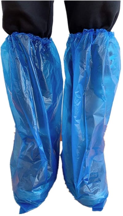 Dailygoods- Wegwerpschoenhoezen 100 Stuks - Waterdicht - Antislip - Duurzaam - Stofdicht - Lichtgewicht - Hoogwaardige Elastiekjes - Schoenhoezen