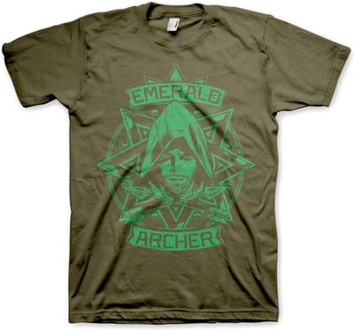 Arrow Emerald Archer T-shirt olijfgroen
