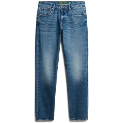 Superdry - Vintage slimfit jeans van biologisch katoen - Heren - Jeans