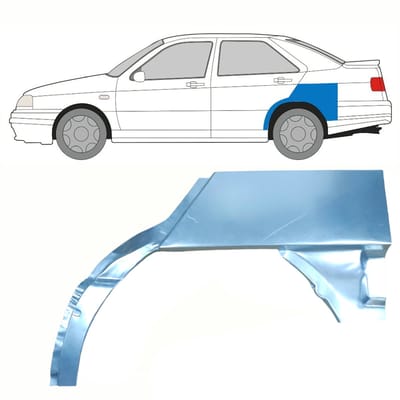 Reparatiepaneel achterspatbord voor Seat Toledo I 1991-1999 / Links