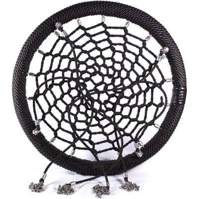 Intergard Nestschommel vogelnestschommel zwart voor openbare speelplaatsen 120cm