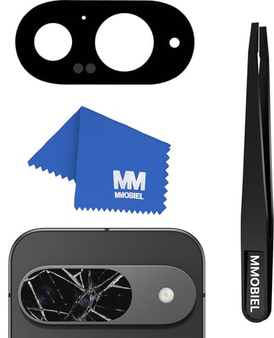 MMOBIEL Glas Lens Back Camera Geschikt voor Google Pixel 9 - Incl. Dubbelzijdige Tape, Pincet en Doekje