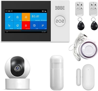Huis Beveiligingssysteem - Slim Alarm - Apparaat Bediening - 4.3 Inch Touchscreen - 1000 Gram - SET-A