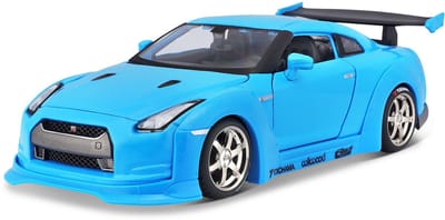 Maisto Nissan Gt-R - Modelauto - Schaal 1:24 - Blauw