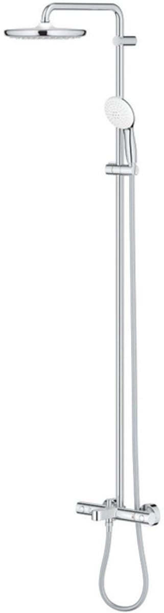 Grohe Tempesta System 250 opbouw regendoucheset – badthermostaat – Ø25 cm hoofddouche – glijstang 147 cm – chroom