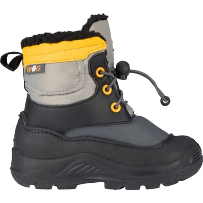 Winter-grip Snow Flake - Snowboots Junior Teddy - Zwart/Geel - maat 23