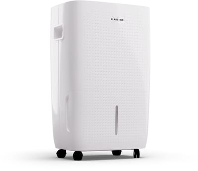 Klarstein luchtontvochtiger elektrisch tot 65 m², slimme luchtontvochtiger voor woning, badkamer & kelder, stille luchtontvochtiger, elektrische ontvochtiger met wifi IoT app, bouwdroger met 60 l capaciteit. - 60L - voor Keuken voor Slaapkamer