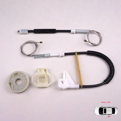 BWR444 Elektrische Raammechanisme Reparatieset Achter Links voor Skoda Octavia MK1 1U 1U2 1U5 1996-2000 4/5 Deurs Pre-Facelift 1U0839461
