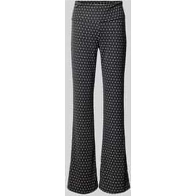 Flared cut broek in all-over look model 'DESTINY'