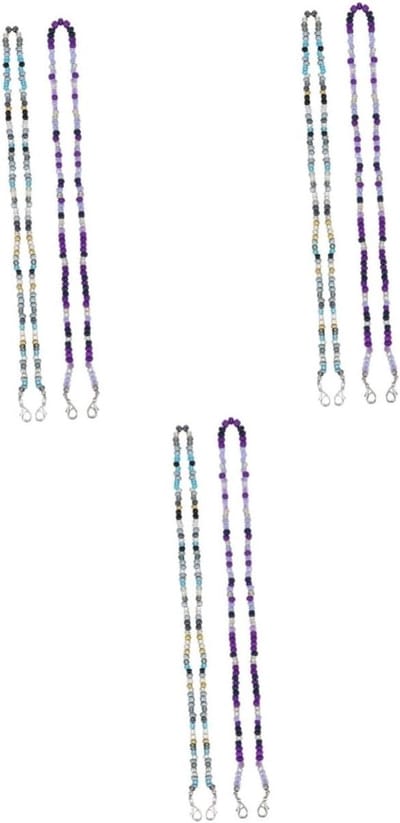 Masker Ketting Kinderen - Brilkoord Maskerband - Masker Dragen - Anti-Slip Oorhaak - 50 cm - Multicolor