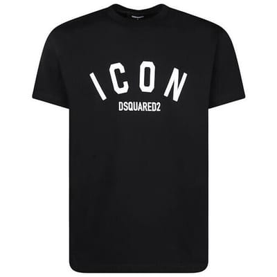 T-shirt Korte Mouw Dsquared T-SHIRT S79GC0089 BLACK