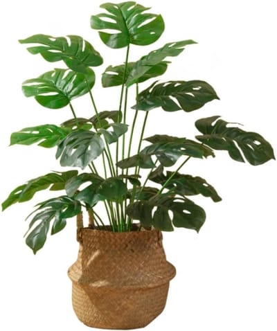 Kunstplant Monstera - Nepboom Kunstboom - Woonkamer Decoratie - Levendige Simulatie - 70CM - Groen