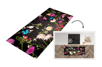 Keukenloper - Loper keuken - Stilleven - Kleuren - Bloemen - 120x50 cm - Keukenloper vinyl
